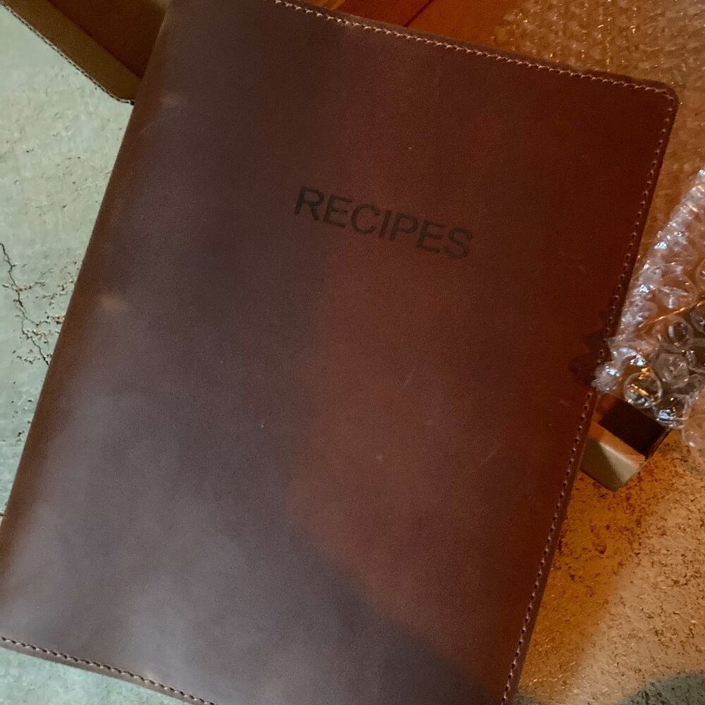 Leather Recipe Binder